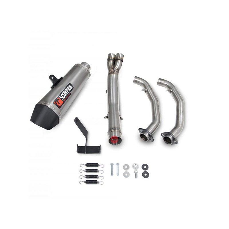 Scorpion Ninja 650 17- Serket taper Full System Titanium