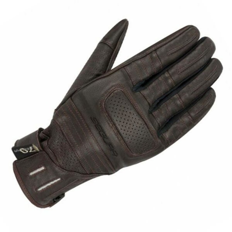 Segura Horson CE Leather Mens Gloves – Brown/Beige