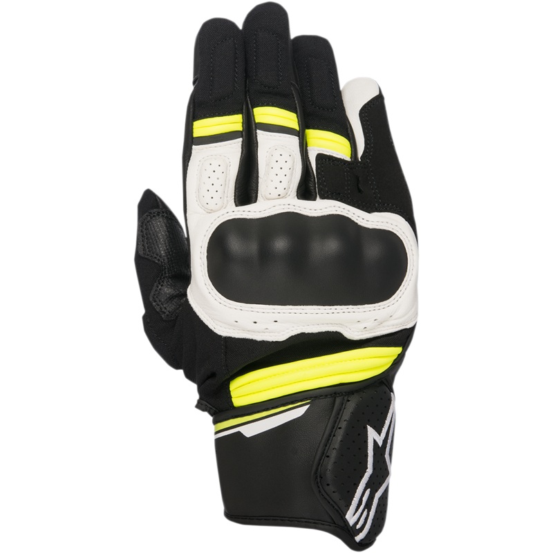 Booster Gloves|S|M|L|XL|2XL|3XL|Black/White/Yellow Fluorescent