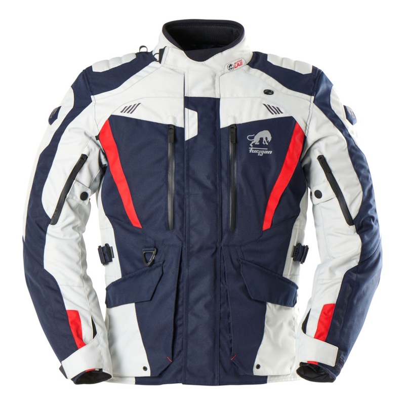 Furygan Apalaches Evo Jacket – Blue/Pearl/Red