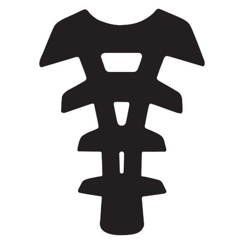 Oxford Arachnid Gel Spine Tank Protector – Black