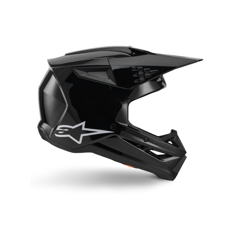 SM3 Solid Helmet ECE06/DOT|XS|S|M|L|XL|2XL|Black Glossy