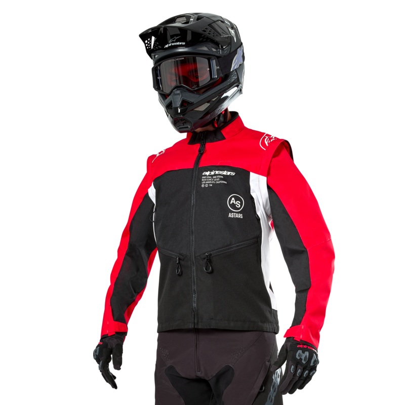 Pro-Dura Jacket|S|M|L|XL|2XL|3XL|Black/Bright Red/White