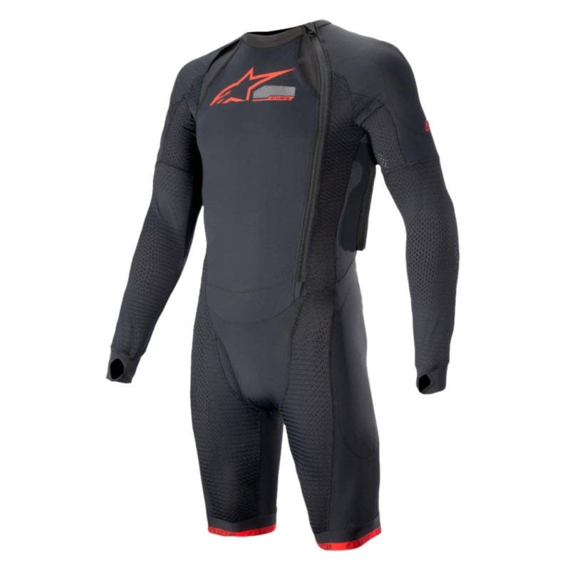 Tech-Air System Base Layer|XS|S|M|L|XL|2XL|3XL|Black/Bright Red