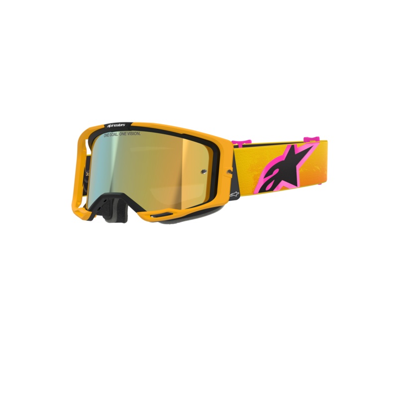 Vision 8 Corp Goggle|Orange/Yellow/Pink Mirror Gold
