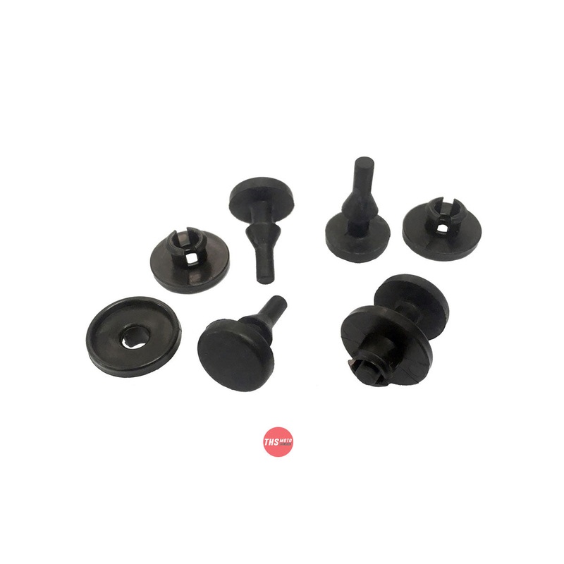 Givi M9/Sra Plate Rubbers (4 Pce). Flat Top Diam. 17mm