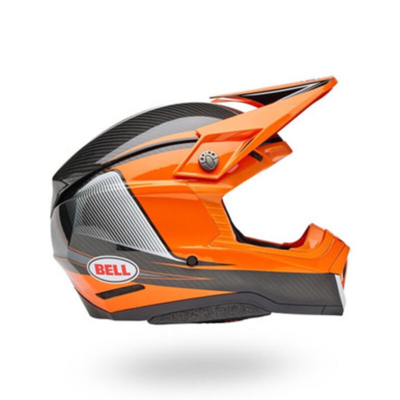 Bell Moto-10 Spherical Evade Helmet – Gloss Orange/Black