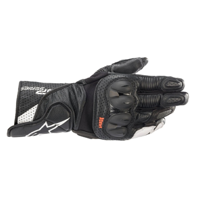 Alpinestars SP-2 V3 Leather Gloves – Black/White
