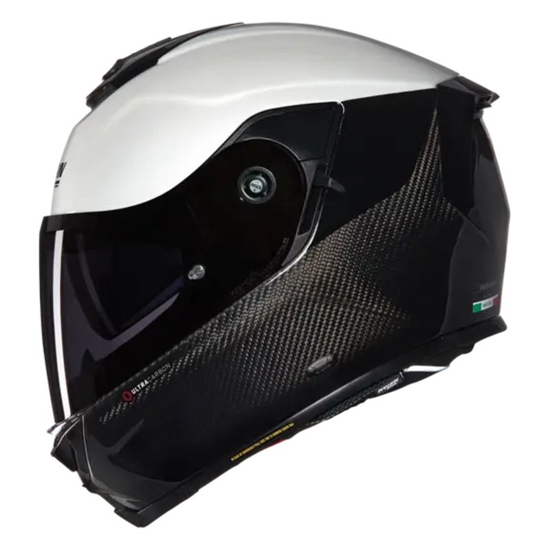 Nolan X-903 Ultra Carbon Verniciatura Speciale Carbon / Pearl White