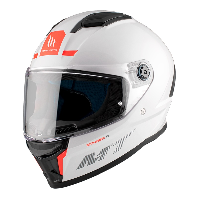 MT Stinger 2 – Gloss White | Motorcycle Helmets | Infinity Motorcycles