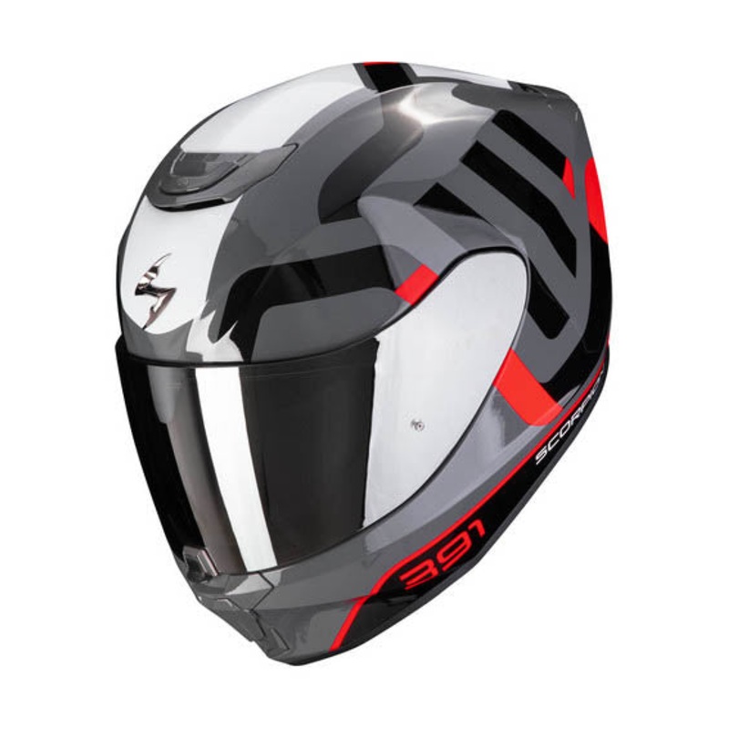 Scorpion EXO-391 AROK Grey Red Black Road Helmet Size Medium 58cm