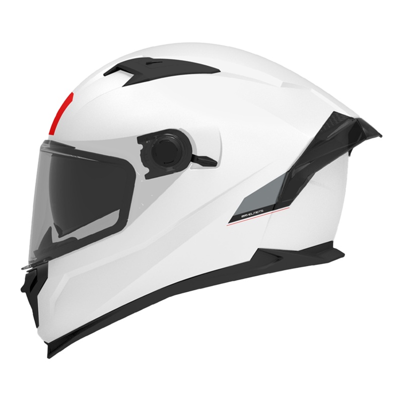 MT Braker SV – Gloss Pearl White | Motorcycle Helmets | Infinity Motorcycles