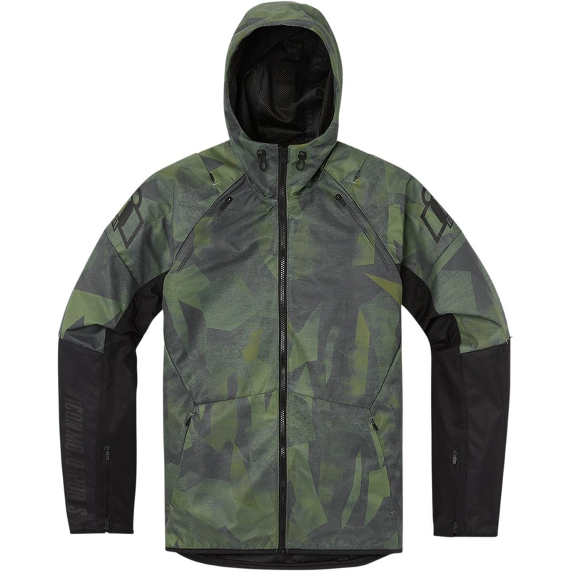Icon Airform Battlescar Textile Jacket Green