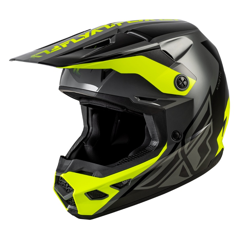 FLY 2025 Kinetic Crest – Grey/Black/Hi-Vis