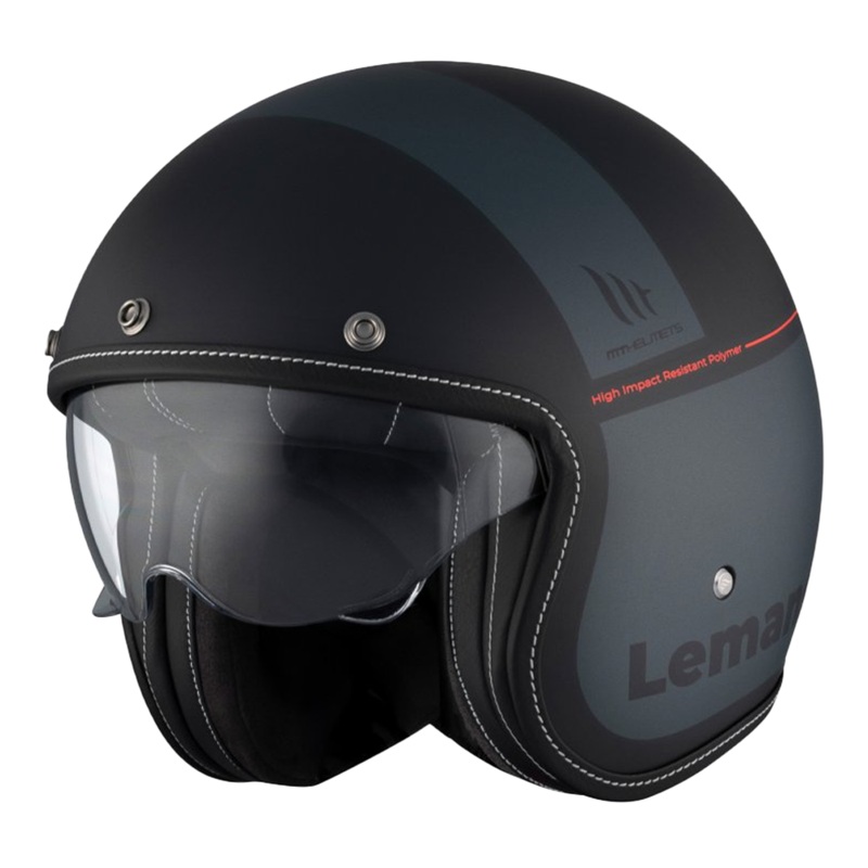MT Le Mans 2 SV S Quality – Matt Black/Grey | Motorcycle Helmets | Infinity Motorcycles