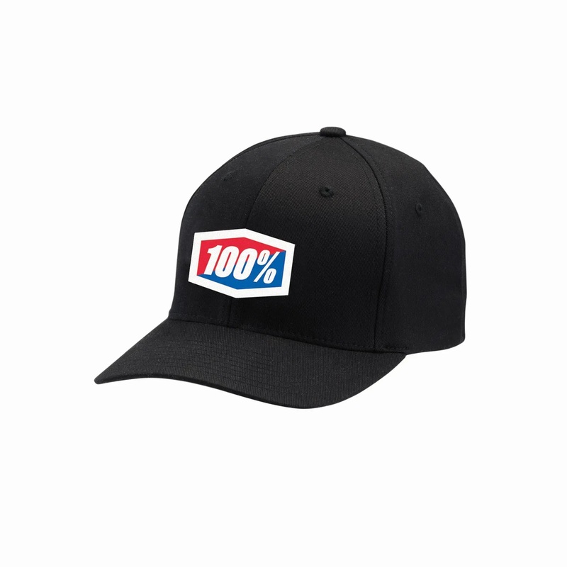 100% Official Flexfit Hat Black