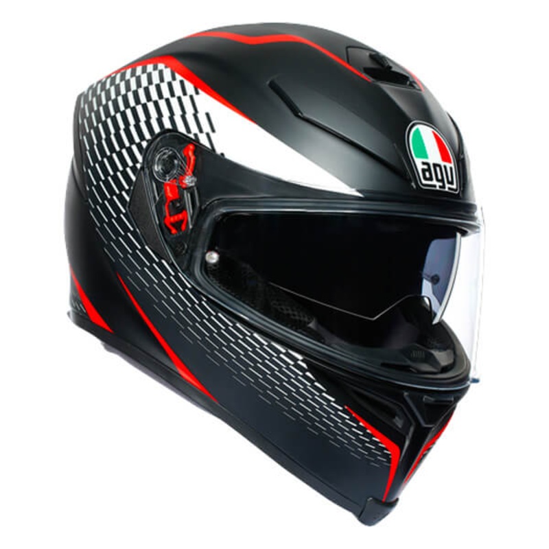 AGV K5-S Thunder – Matt Black/White/Red