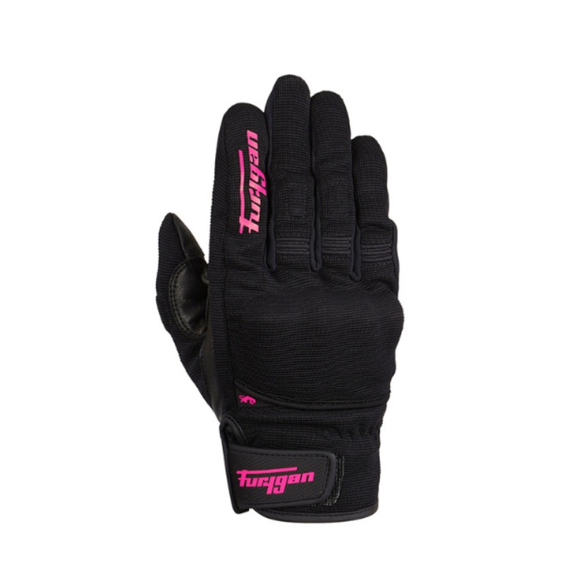 Furygan Jet D3O Ladies Gloves – Black/Pink | Infinity Motorcycles