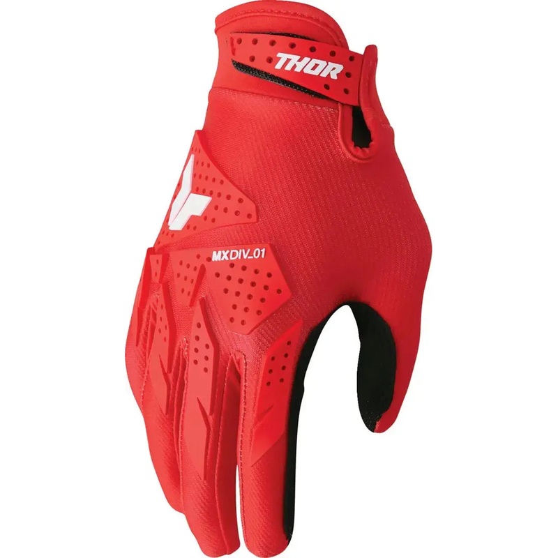 Thor Launchmode XP Textile Gloves Black / Red