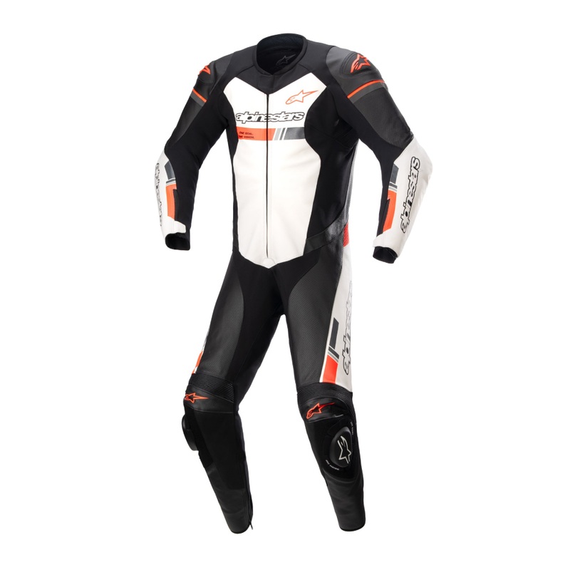 Alpinestars GP Force Chaser Leather 1Pc Suit –  Black/White/Red