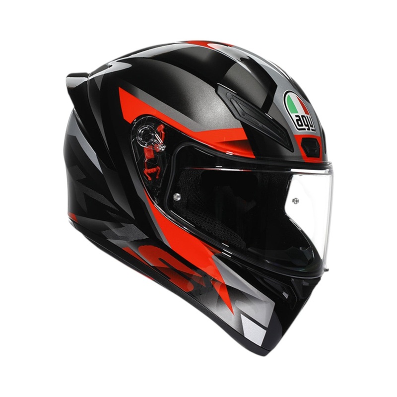 AGV K1 S Fastlap Black / Grey / Red Helmet – E2206