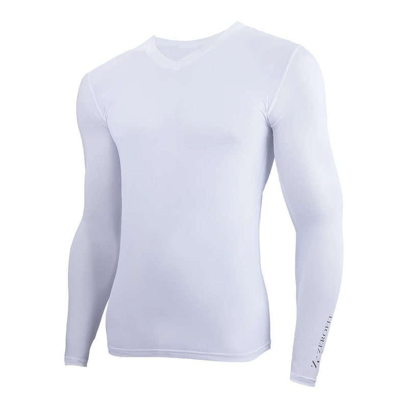 Zerofit Coldskin LS Baselayer Shirt – White||S|M|L|XL|2XL