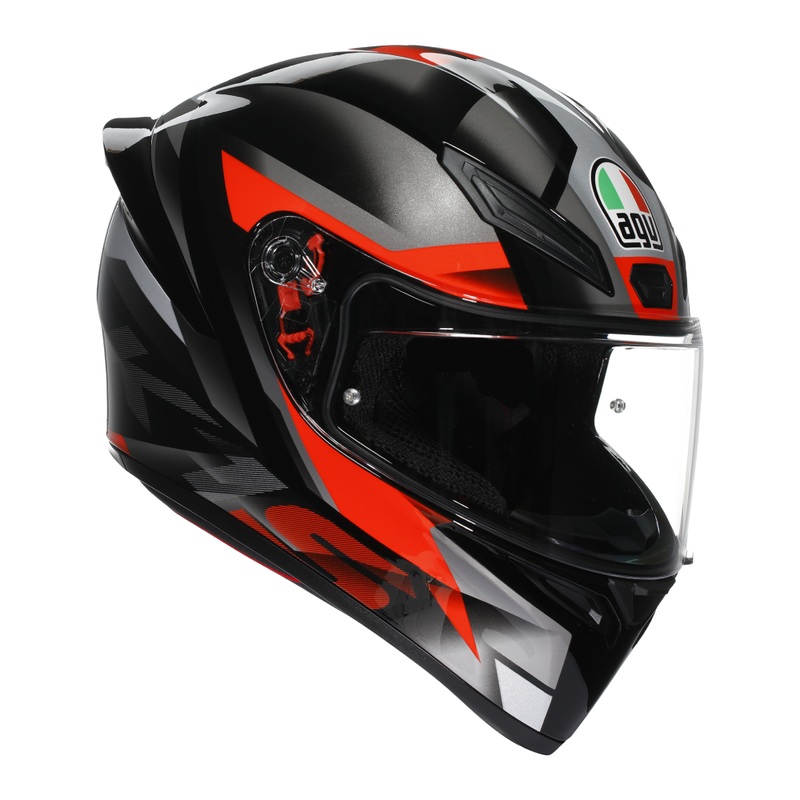 AGV K1-S Fastlap – Black/Grey/Red